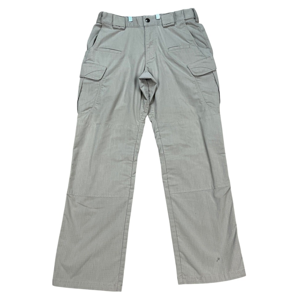 5.11 Tactical Cargo Pants Mens 30x29 Khaki Ripstop Straight Leg Utility Workwear